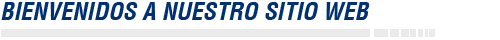 Bienvenidos a nuestro sitio web